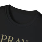 Pray Grind Repeat Three Rings  T-Shirt
