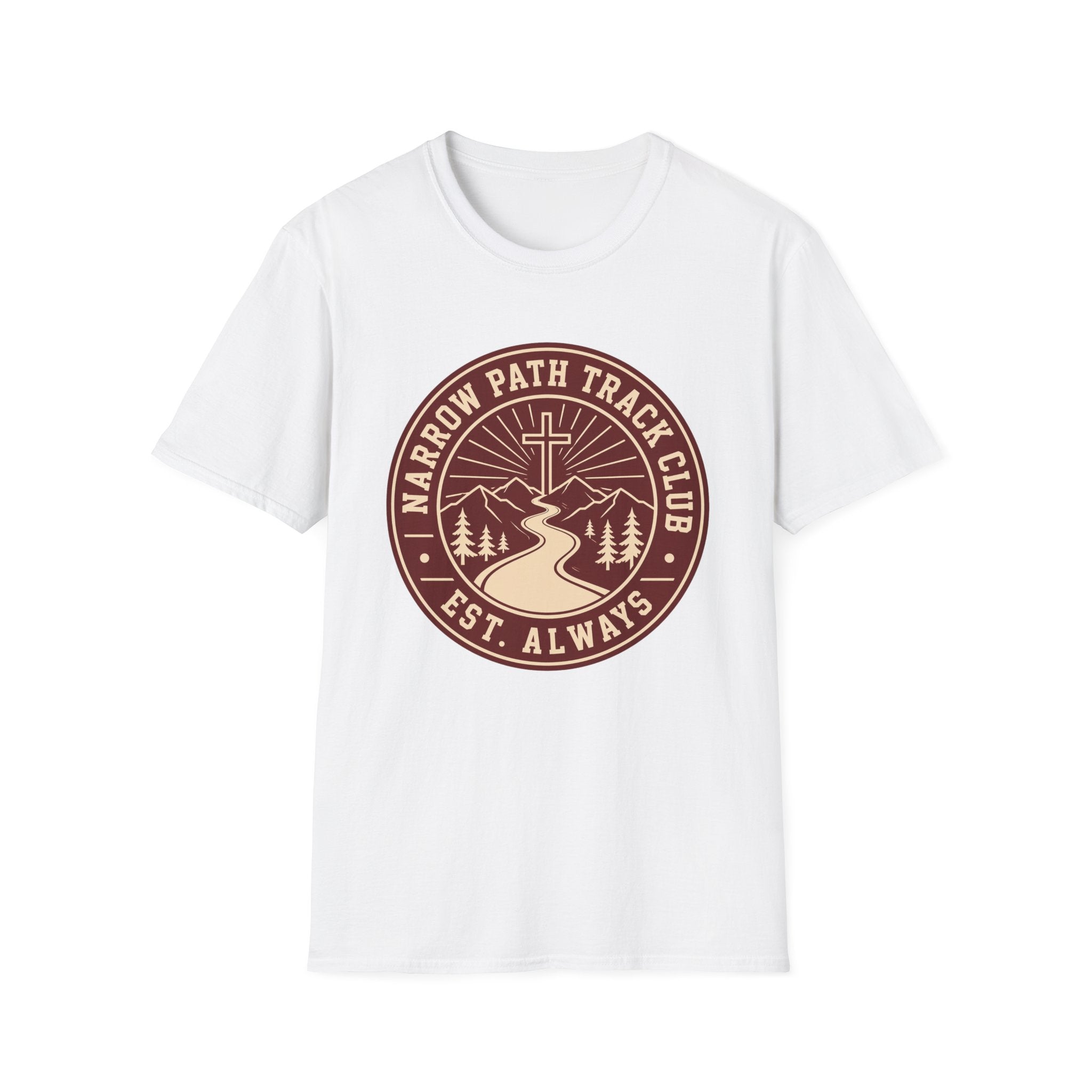 Narrow Path Track Club Maroon T-Shirt