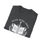 Study Work Serve T-Shirt