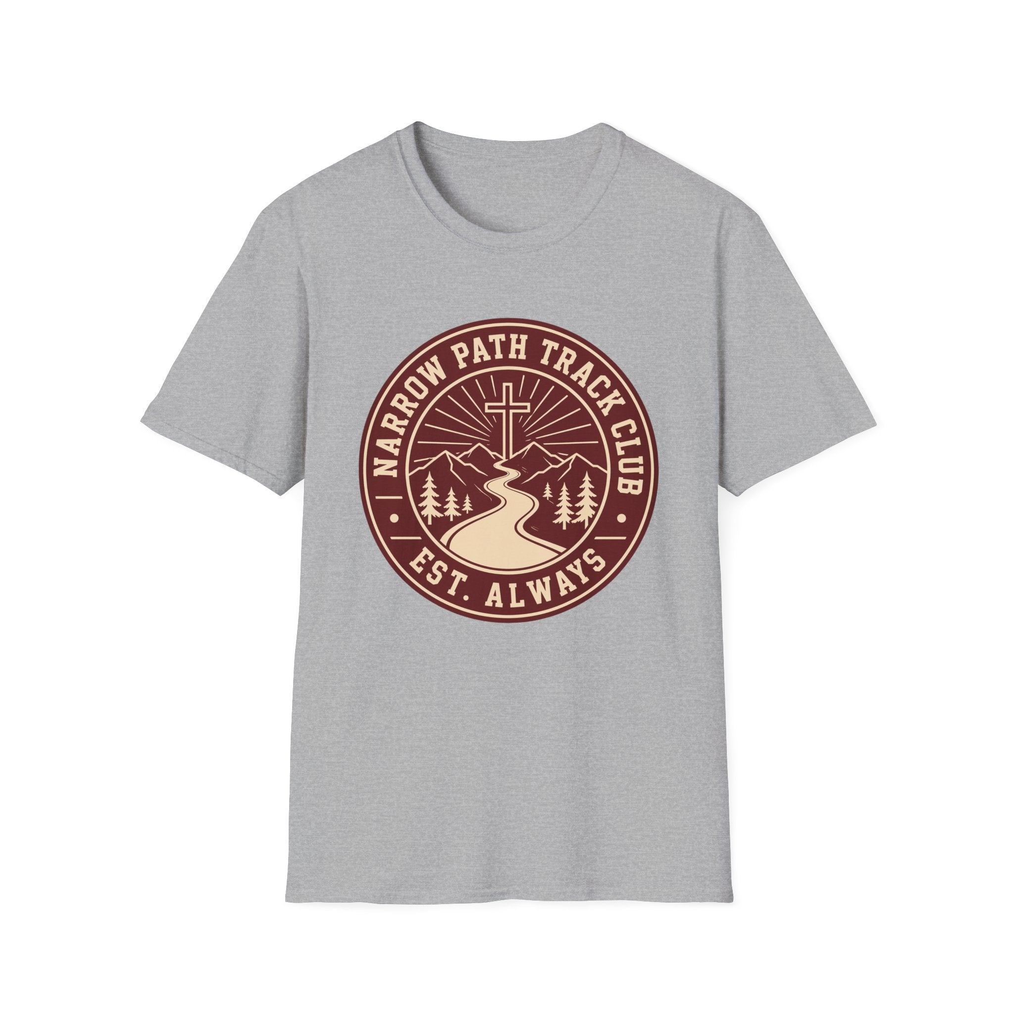 Narrow Path Track Club Maroon T-Shirt