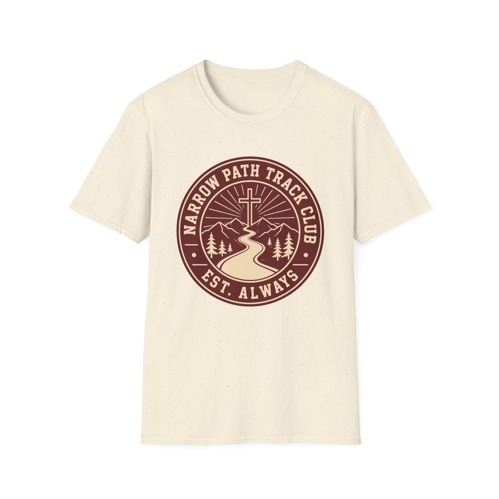 Narrow Path Track Club Maroon T-Shirt