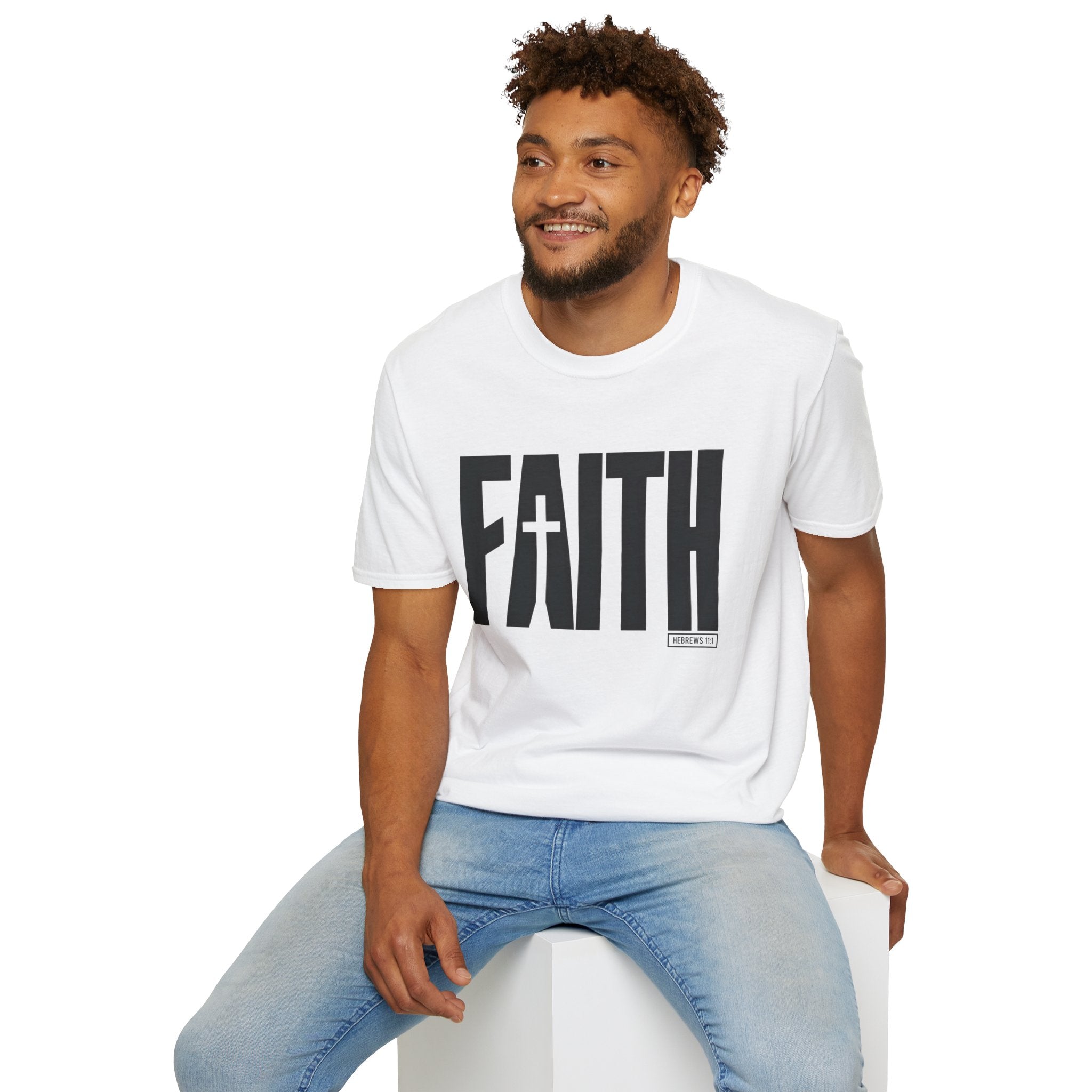 Faith Cross Silhouette T-Shirt