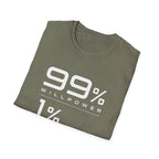 99% Willpower 1% Way T-Shirt