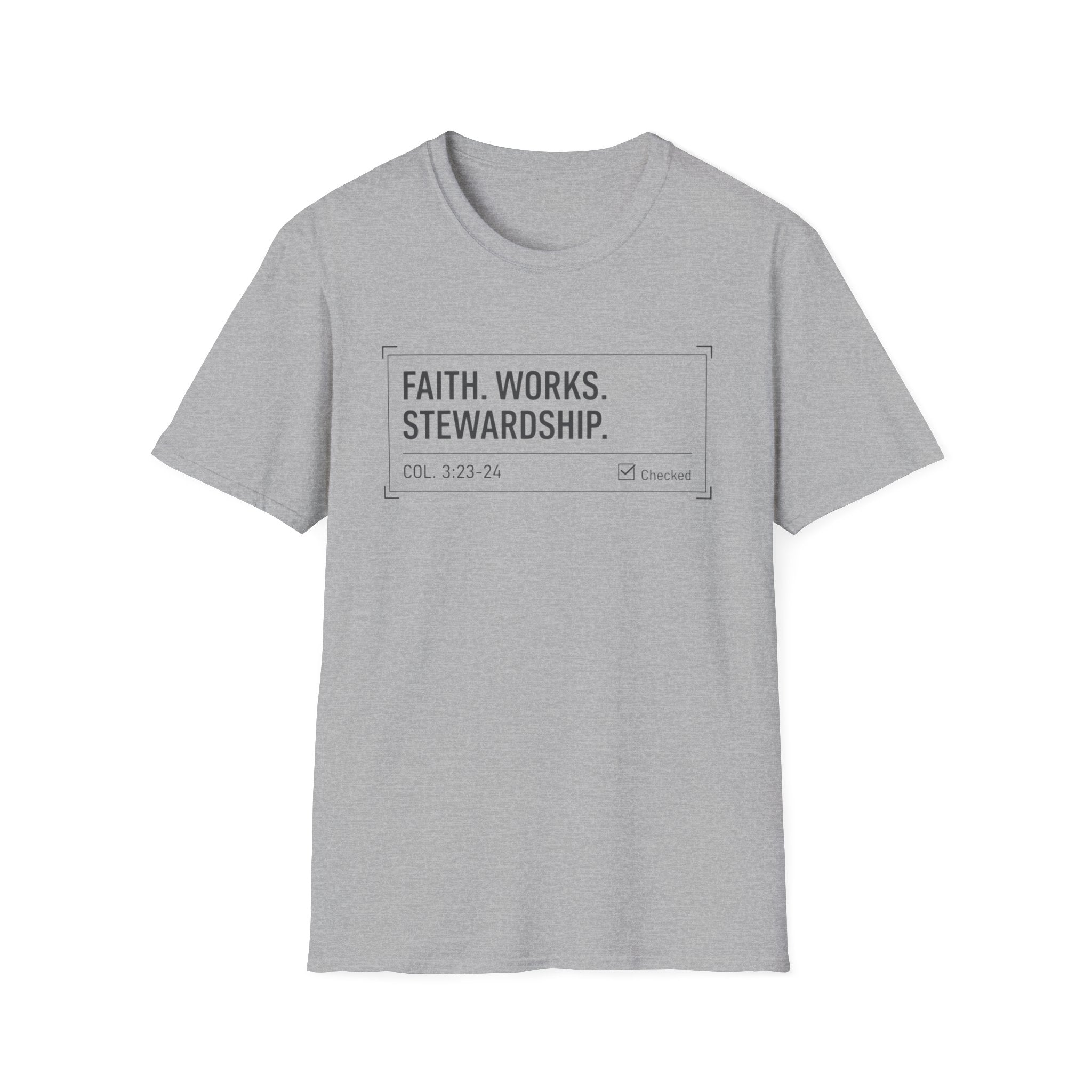 Faith Works Stewardship T-Shirt