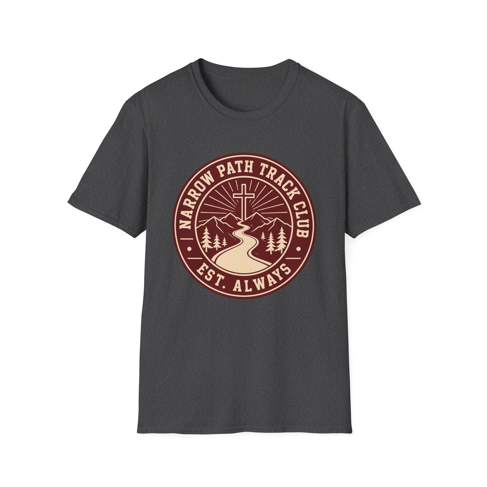 Narrow Path Track Club Maroon T-Shirt