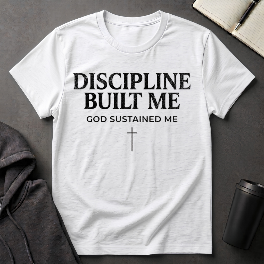 Discipline Built Me, God Sustained Me T-Shirt