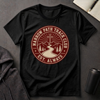 Narrow Path Track Club Maroon T-Shirt