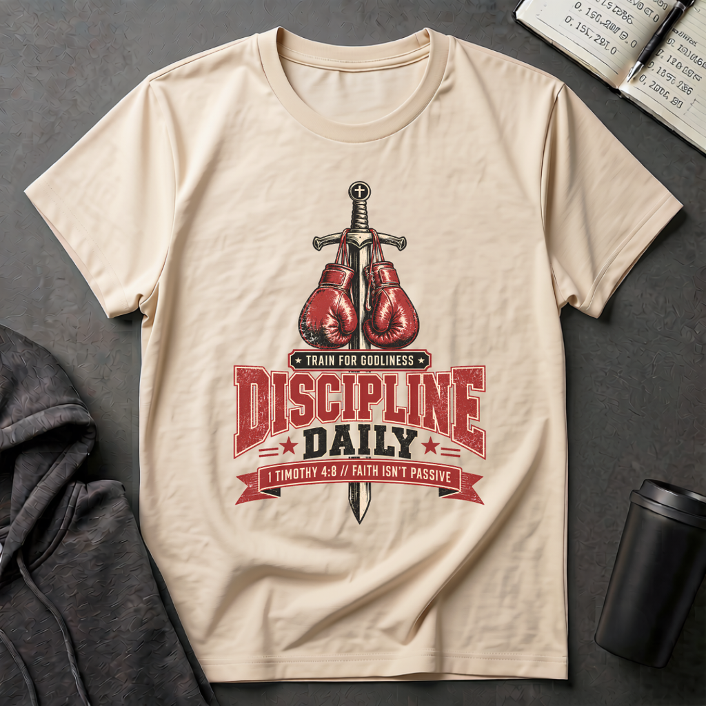 Discipline Daily Boxing Gloves T-Shirt