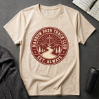 Narrow Path Track Club Maroon T-Shirt