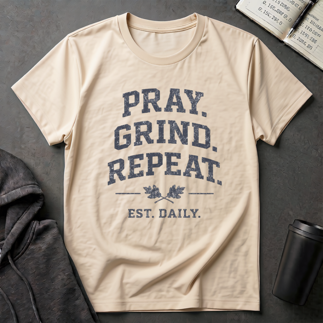 Pray Grind Repeat  T-Shirt