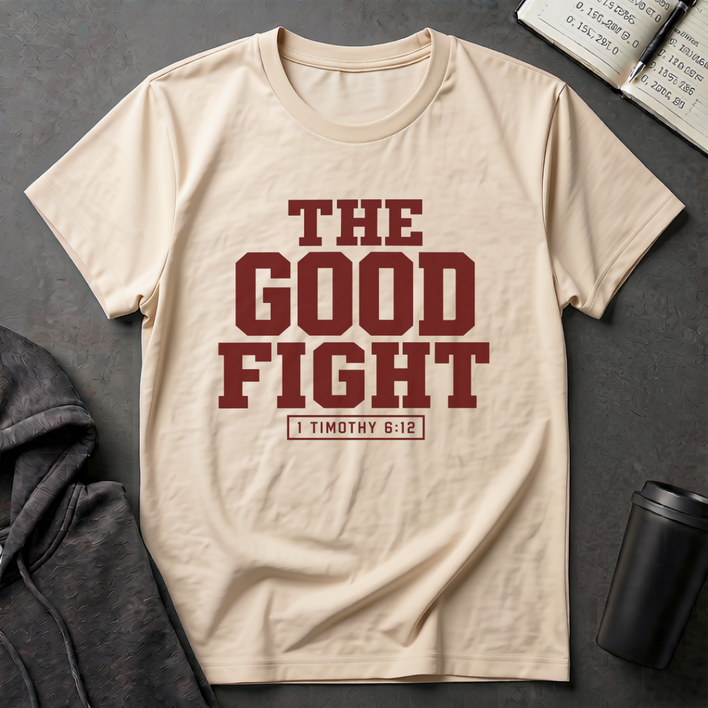 The Good Fight Text T-Shirt