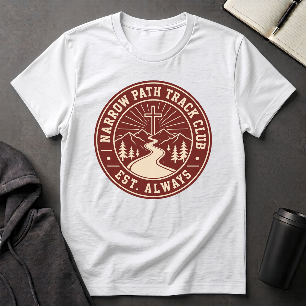 Narrow Path Track Club Maroon T-Shirt